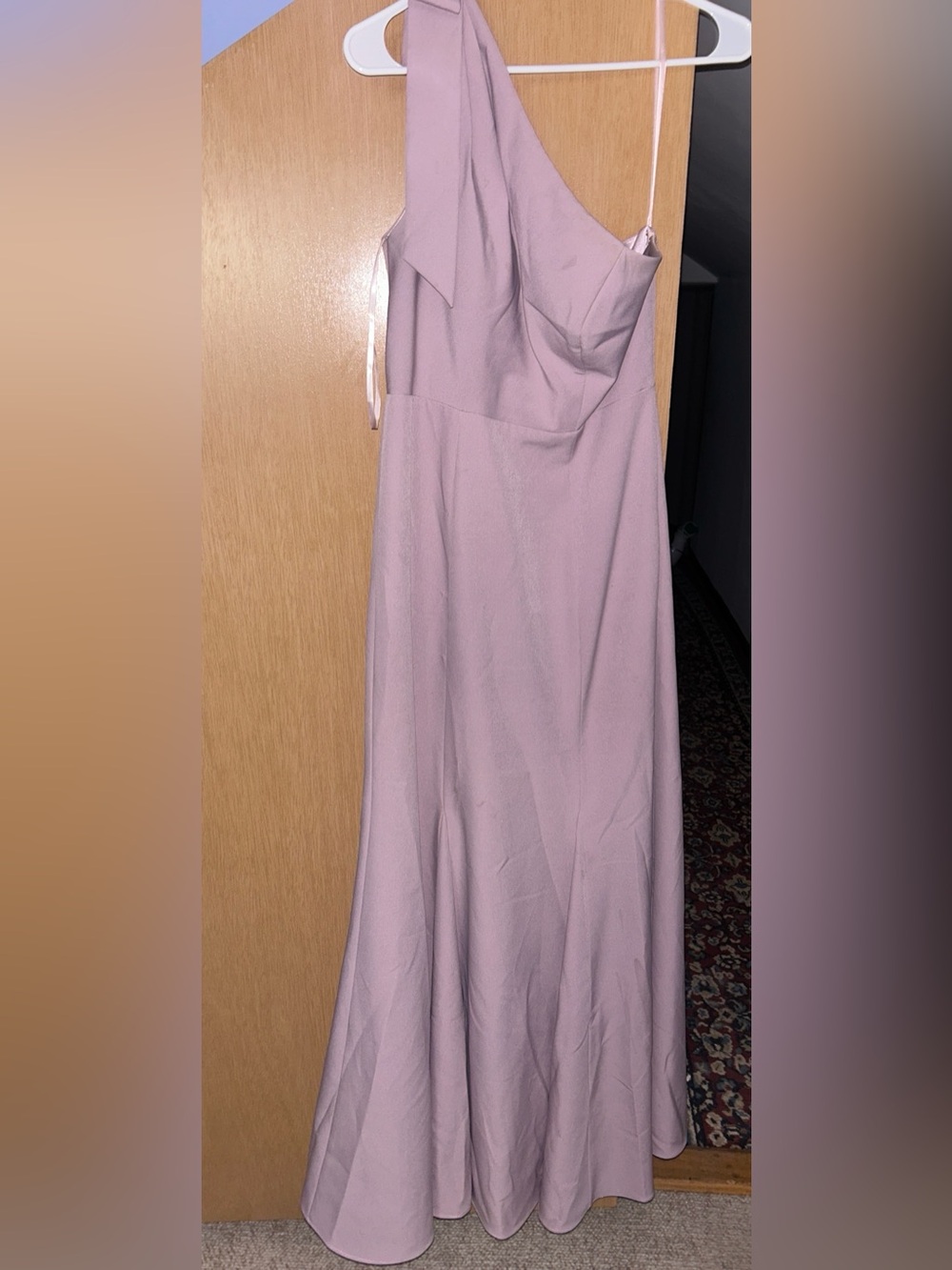 Revelry Rowan Crepe One-Shoulder Formal Dress